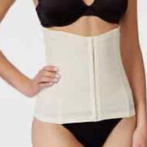 Maidenform XL Firm Control Instant Slimmer Long Torso Waist Trainer 6868 Blush